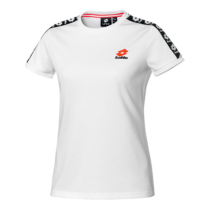 Lotto Athletica Classic Camisetas Mujer - Blancas - Colombia SLPNWMJ-65